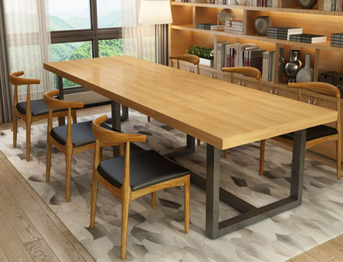工业风格的桌子设计灵感来自于工业革命时期